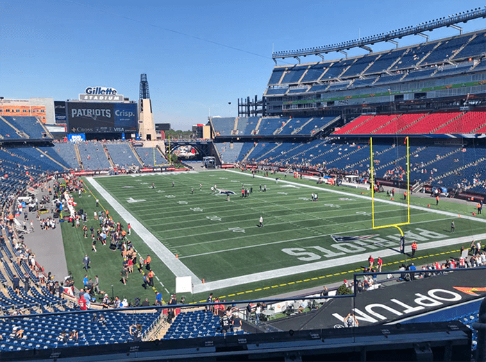 September is not a good month for Gillette Stadium